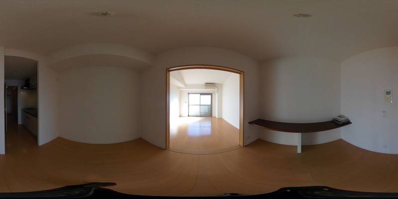 パノラマ画像洋室