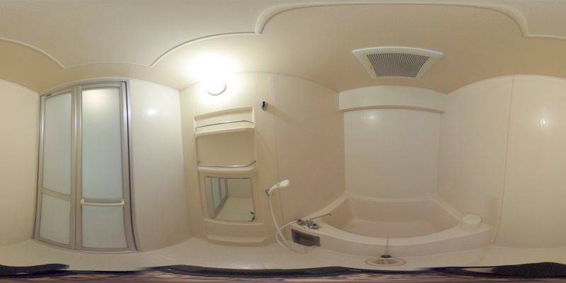 パノラマ画像バスルーム