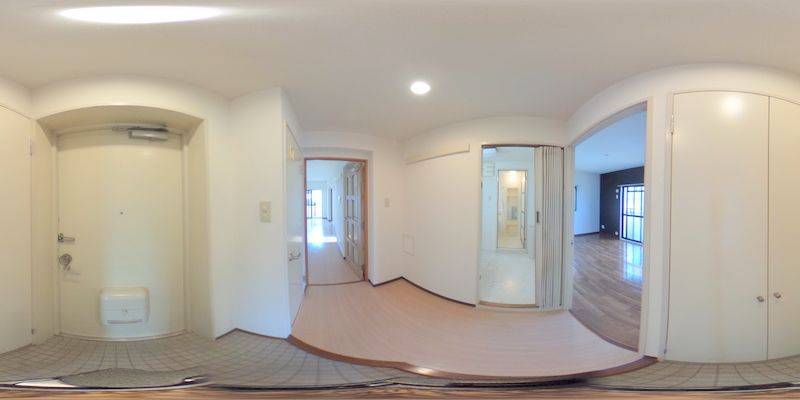 パノラマ画像玄関