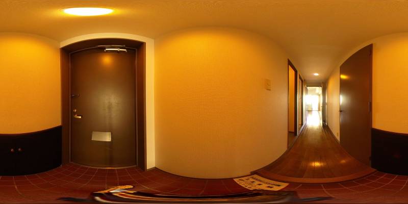 パノラマ画像玄関