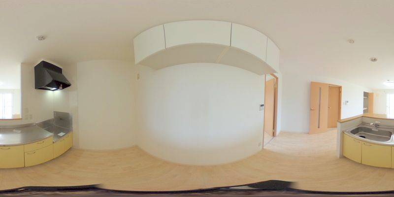 パノラマ画像キッチン