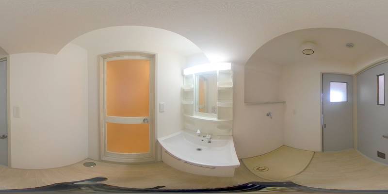 パノラマ画像洗面所