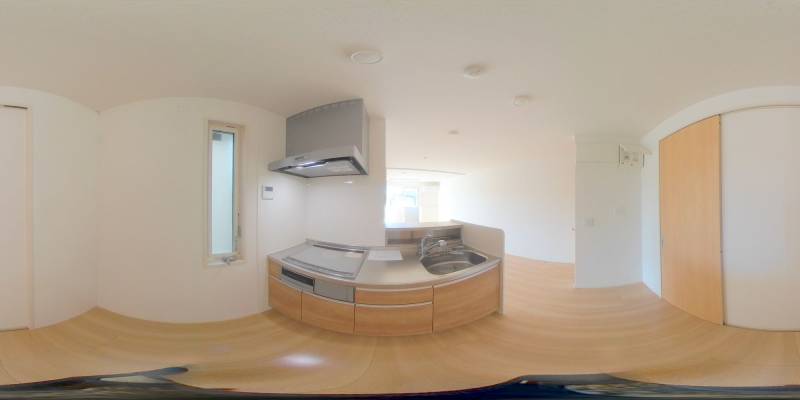 パノラマ画像キッチン