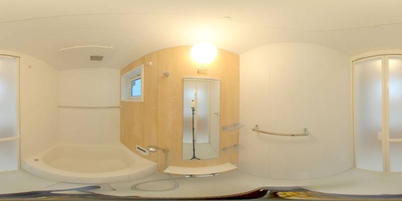 パノラマ画像バスルーム