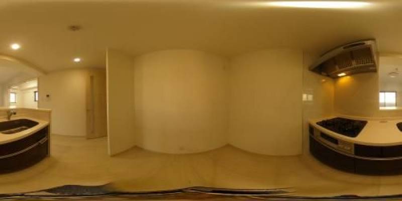 パノラマ画像キッチン