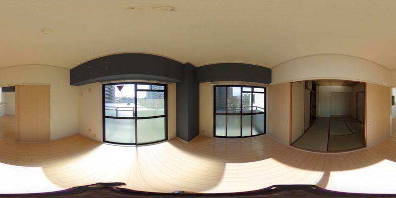 パノラマ画像洋室