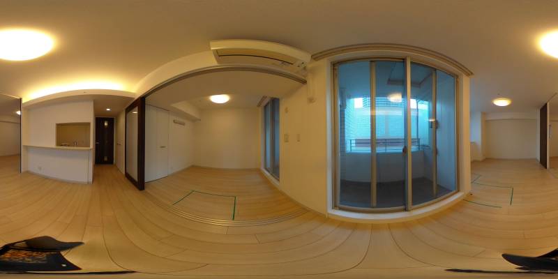 パノラマ画像リビング