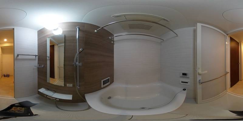 パノラマ画像バスルーム