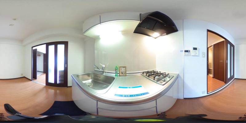 パノラマ画像キッチン