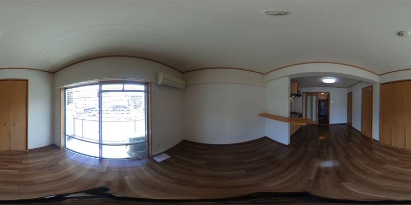 パノラマ画像洋室