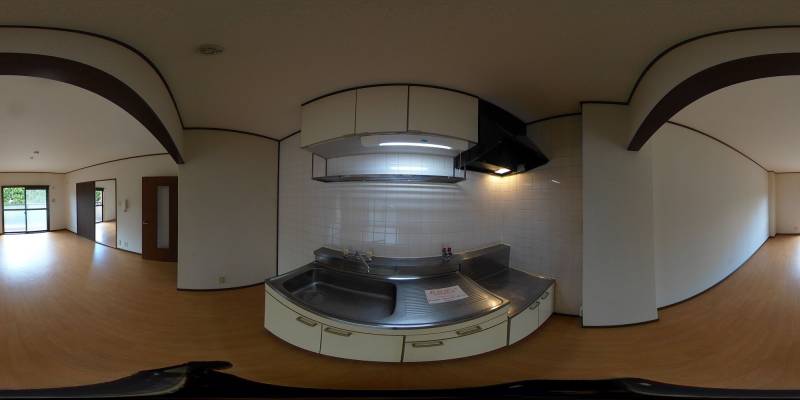 パノラマ画像キッチン