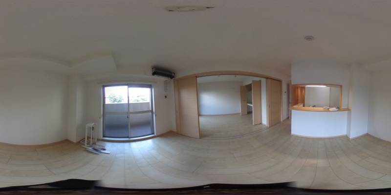 パノラマ画像リビング