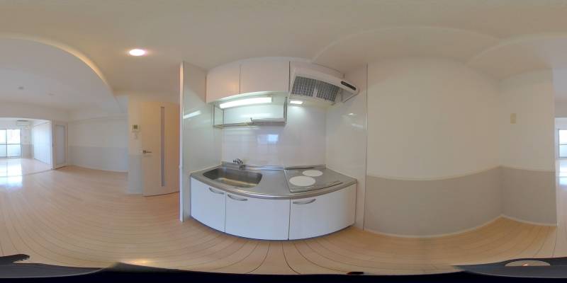 パノラマ画像キッチン