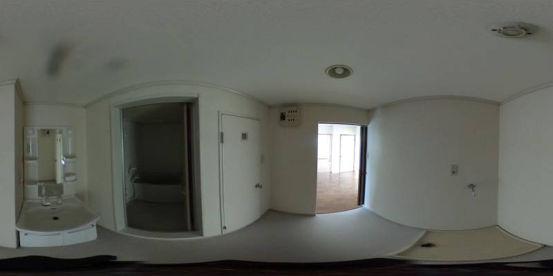 パノラマ画像洗面所