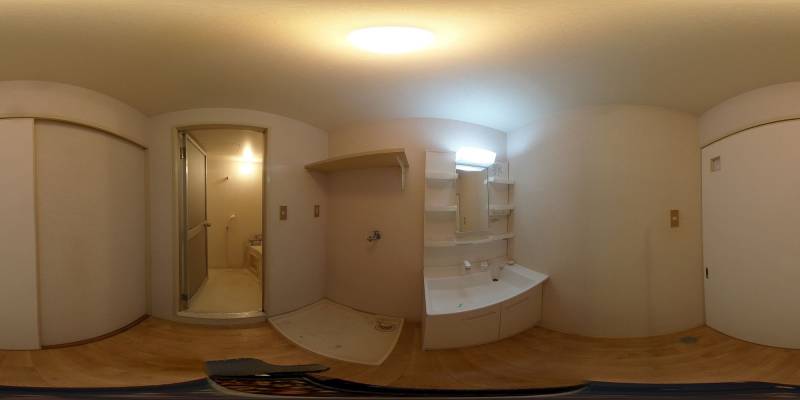 パノラマ画像洗面所