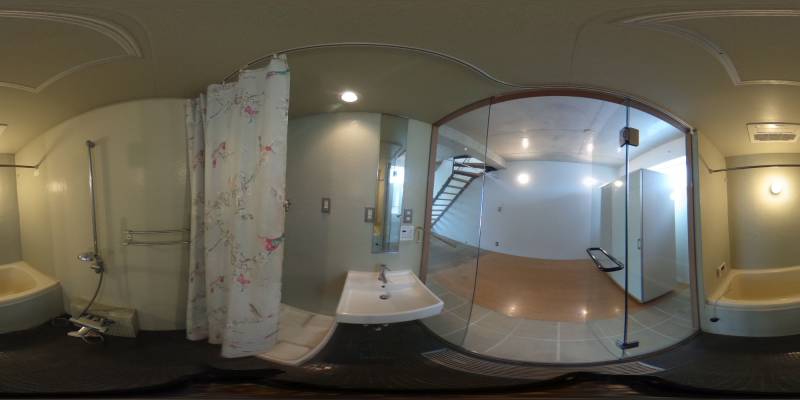 パノラマ画像バスルーム