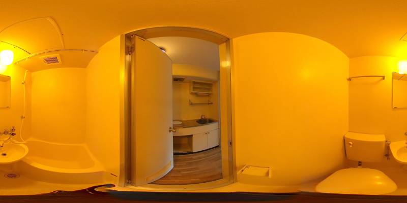 パノラマ画像バスルーム