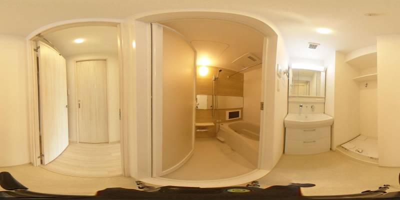 パノラマ画像洗面所