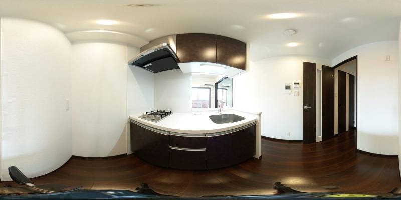 パノラマ画像キッチン