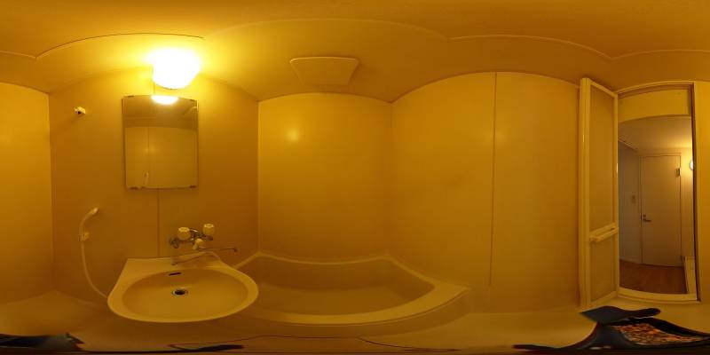 パノラマ画像バスルーム