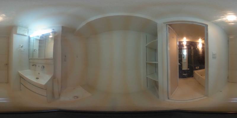 パノラマ画像洗面所