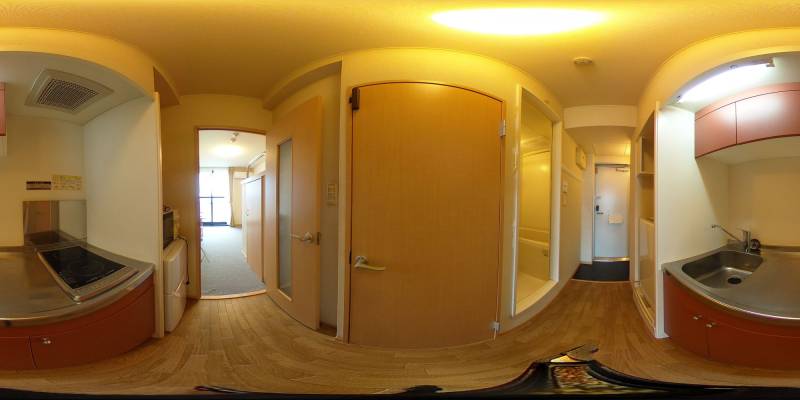 パノラマ画像キッチン