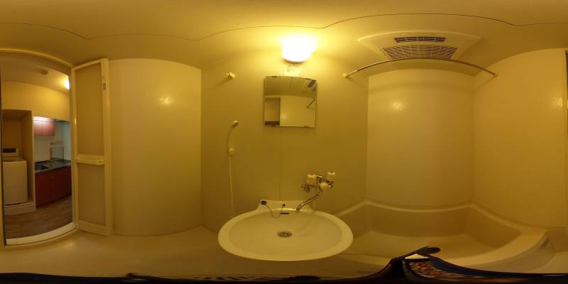 パノラマ画像バスルーム