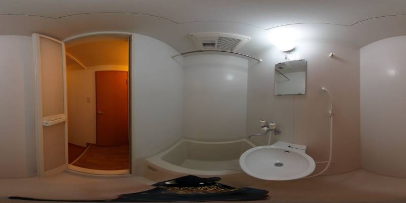 パノラマ画像バスルーム