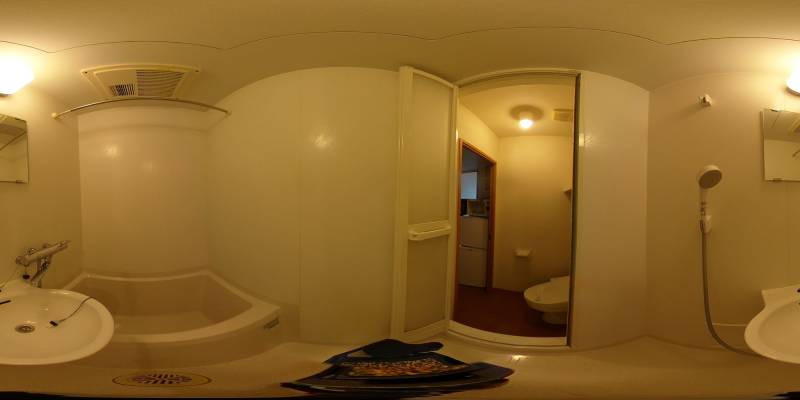 パノラマ画像バスルーム