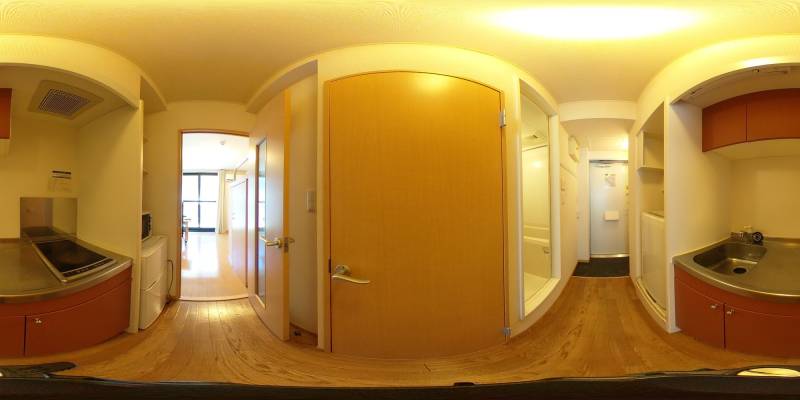 パノラマ画像キッチン