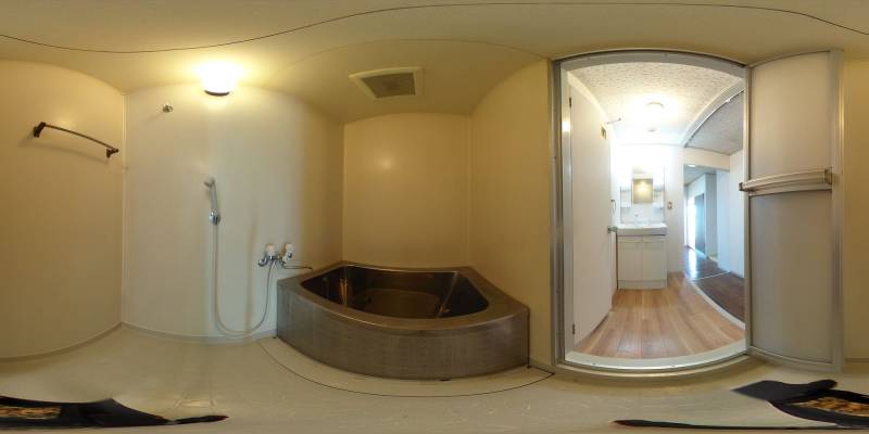 パノラマ画像バスルーム