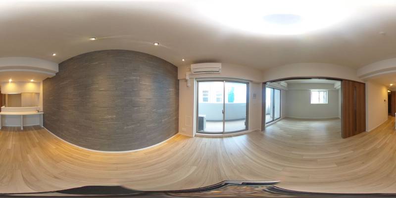 パノラマ画像リビング