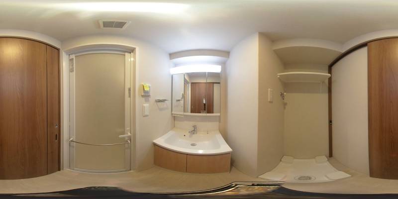 パノラマ画像洗面所