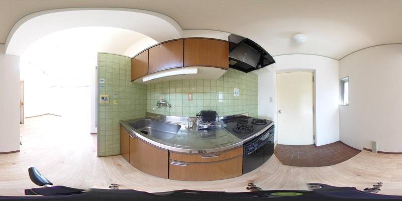 パノラマ画像キッチン