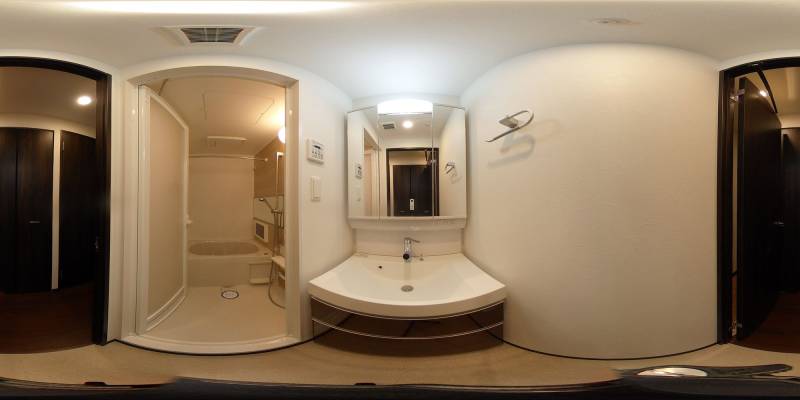 パノラマ画像洗面所