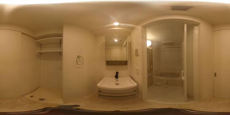 パノラマ画像洗面所