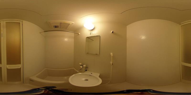 パノラマ画像バスルーム