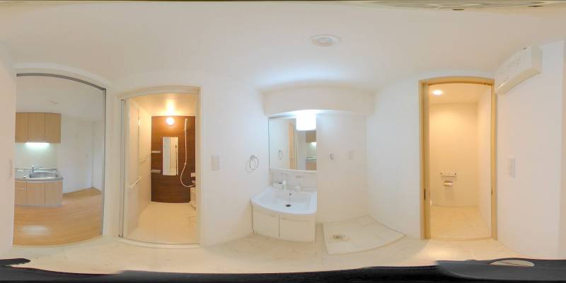 パノラマ画像洗面所