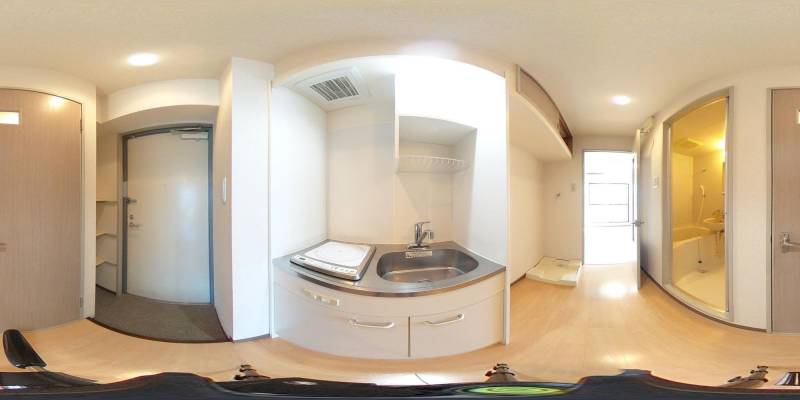 パノラマ画像キッチン