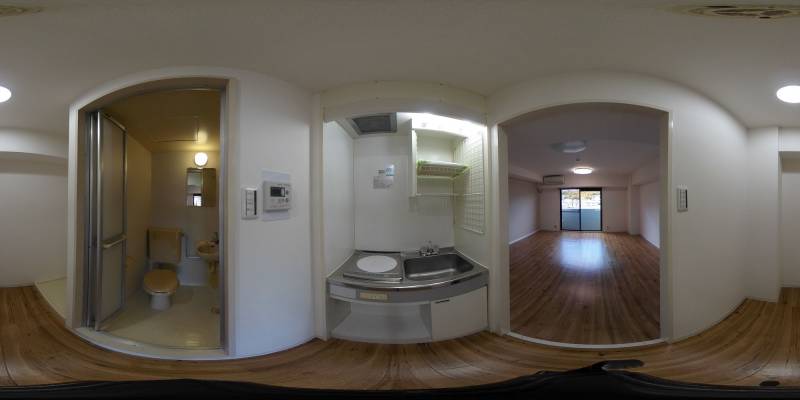 パノラマ画像キッチン