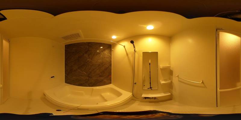 パノラマ画像バスルーム