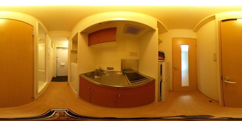 パノラマ画像キッチン