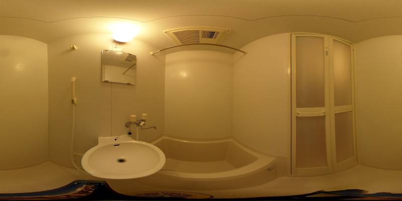 パノラマ画像バスルーム