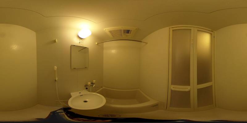 パノラマ画像バスルーム