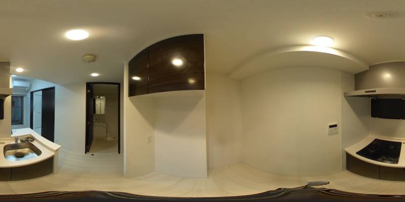 パノラマ画像キッチン