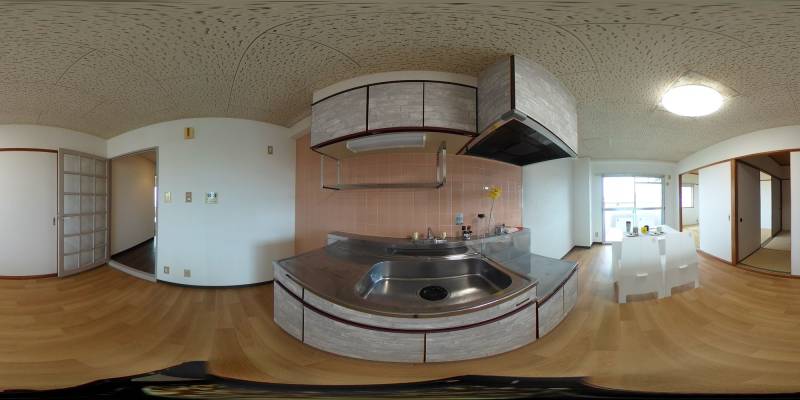 パノラマ画像キッチン