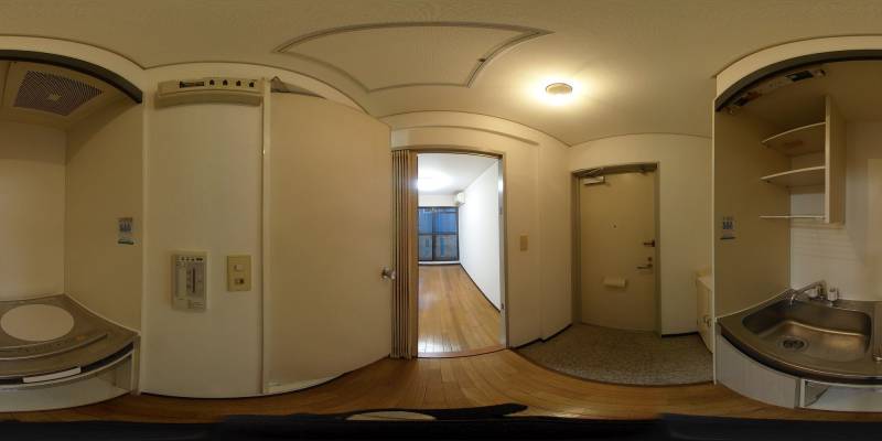 パノラマ画像キッチン