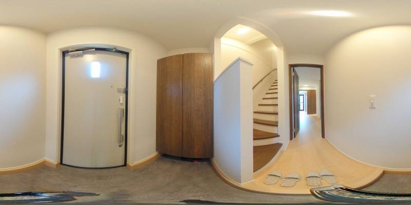 パノラマ画像玄関