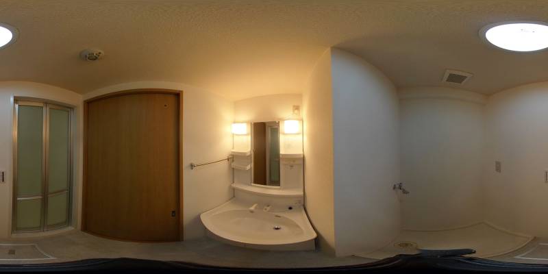 パノラマ画像洗面所