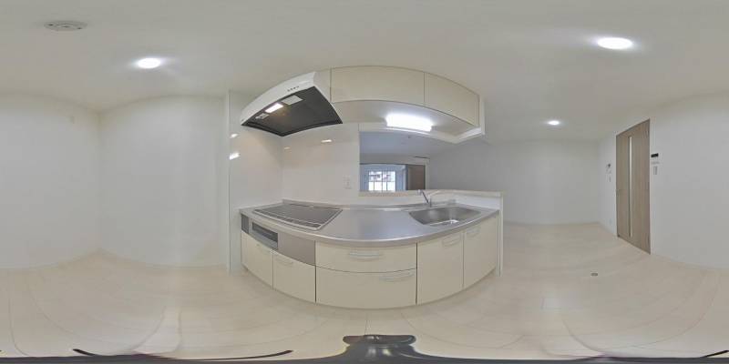 パノラマ画像キッチン